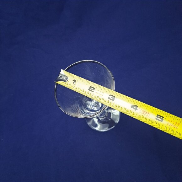 Fostoria Wedding Ring Clear Crystal Juice Glass With Platinum Trim - Picture 9 of 9